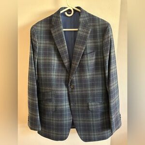 Banana Republic Plaid Wool Blazer - Men’s 40R